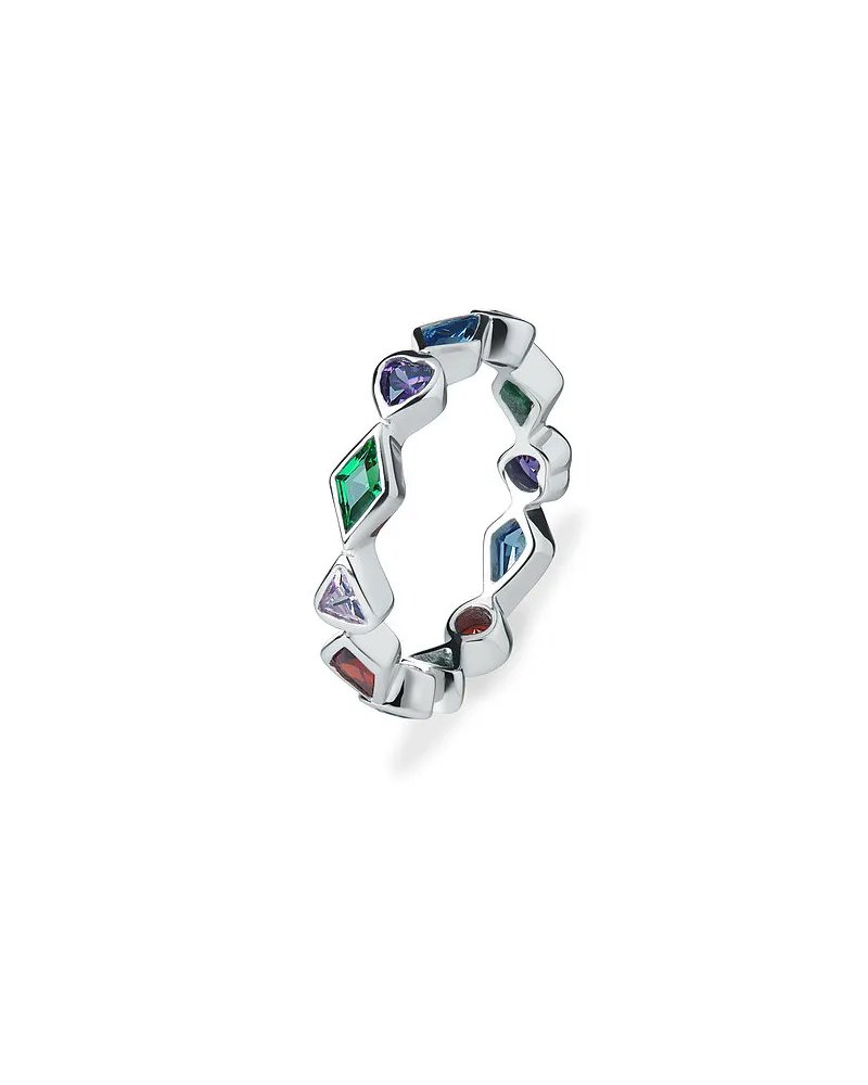 JETTE Damenring KALEIDOSCOPE OF LOVE Silber