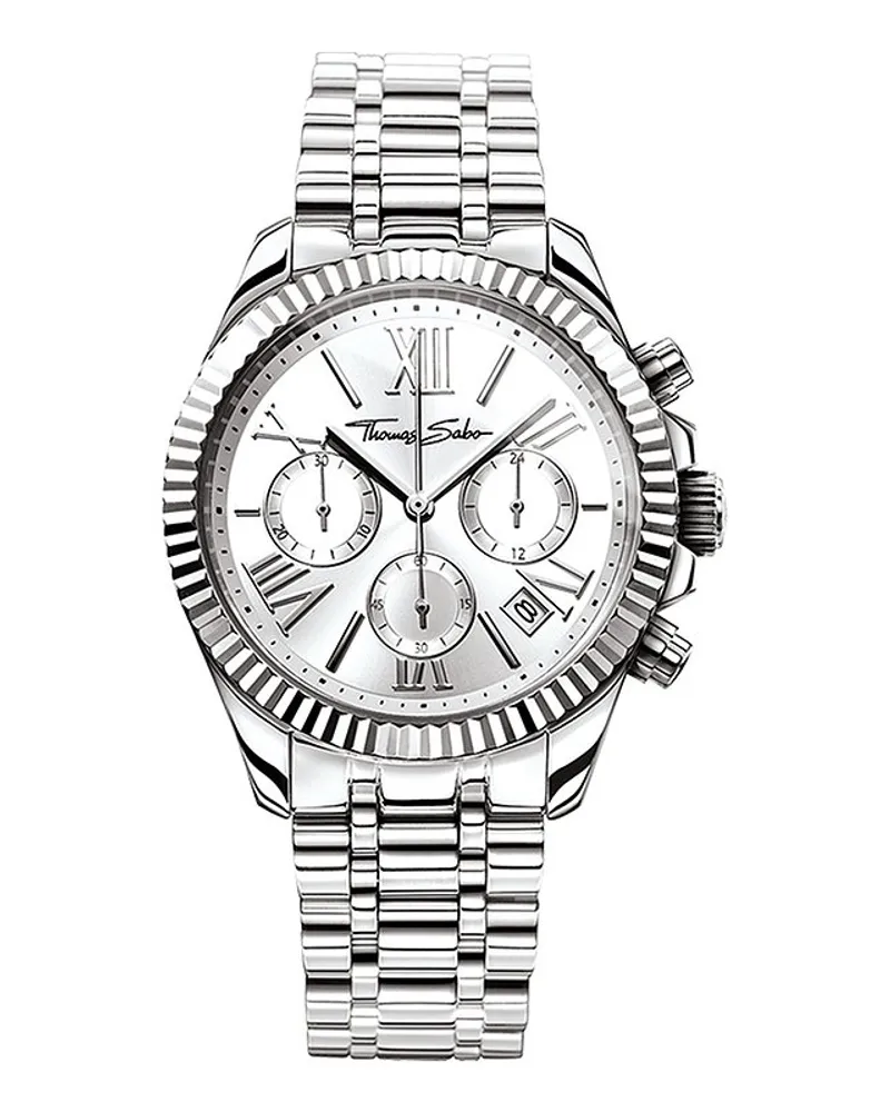 Thomas Sabo Chronograph Sterling Silver Silber