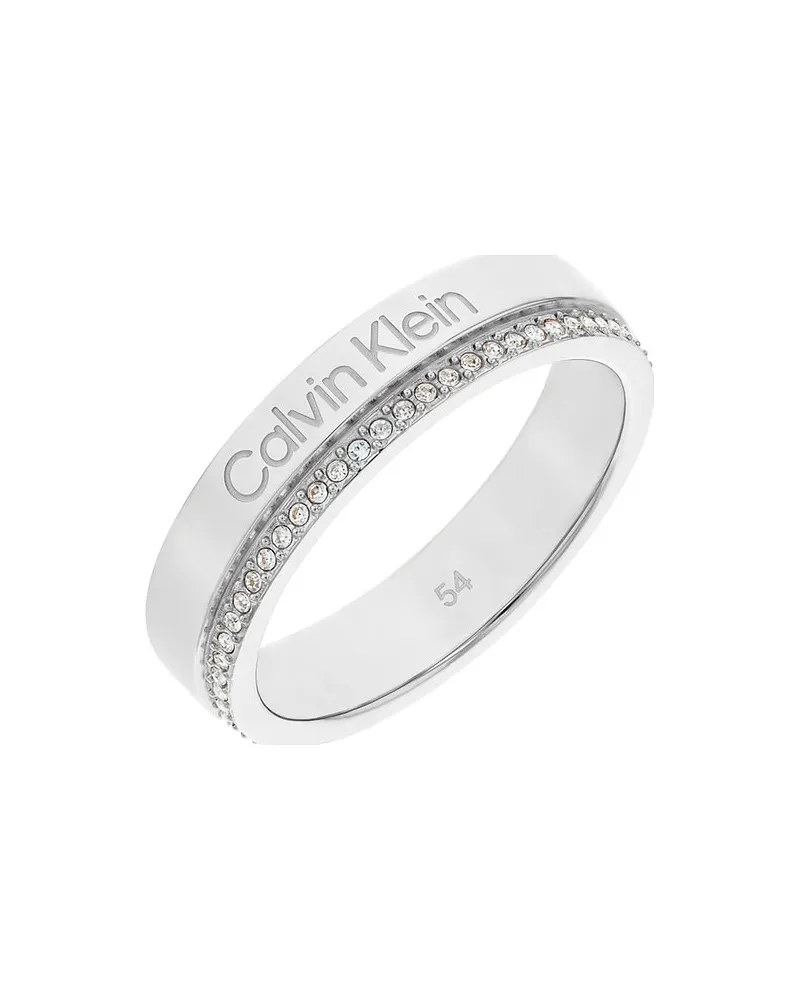 Calvin Klein Edelstahlring Timeless Silber