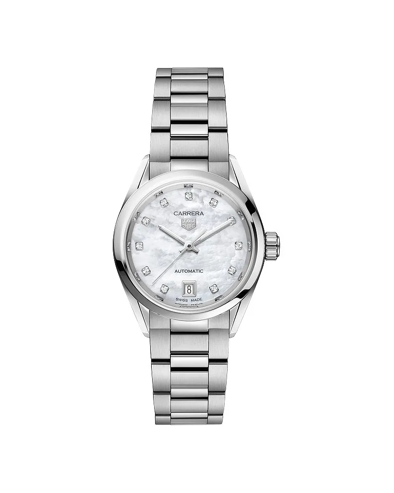 TAG Heuer Damenuhr Carrera Silber