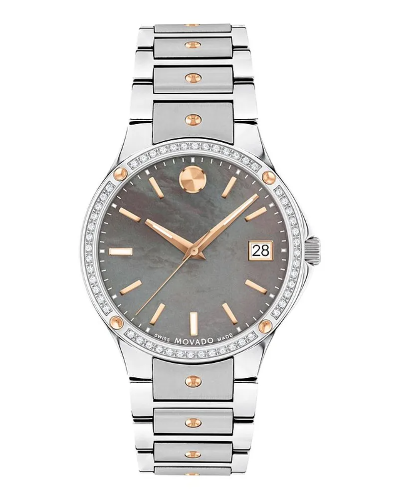 Movado Damenuhr SE Automatic Silber