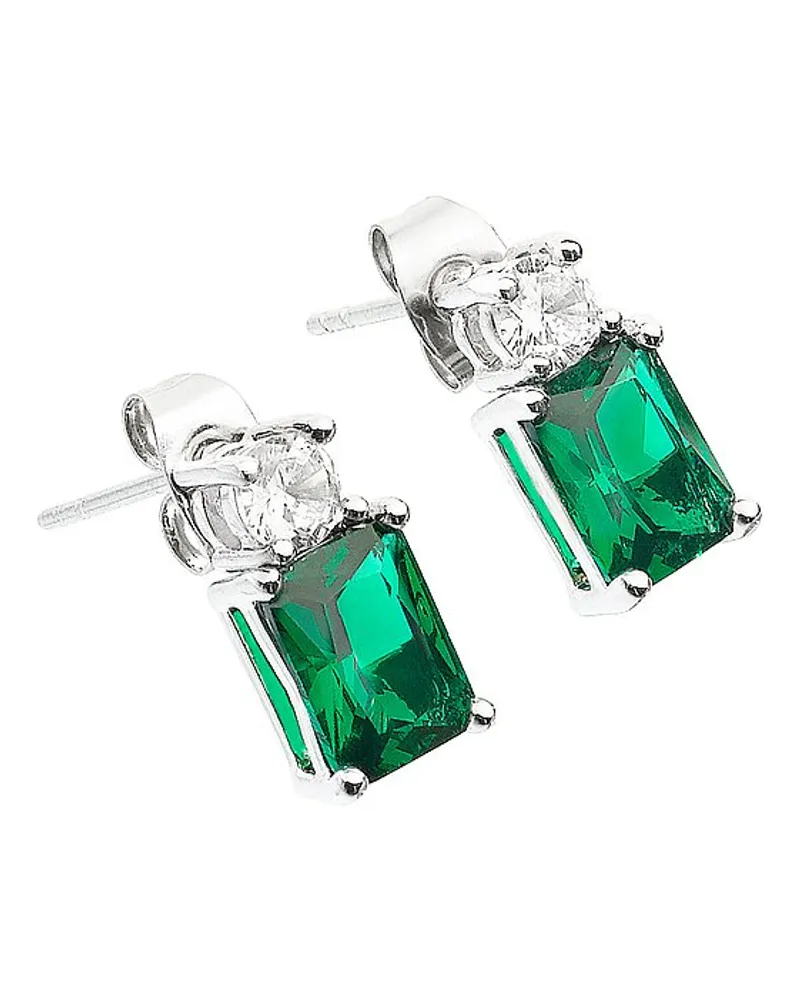 Chiara Ferragni Ohrstecker Emerald Silber