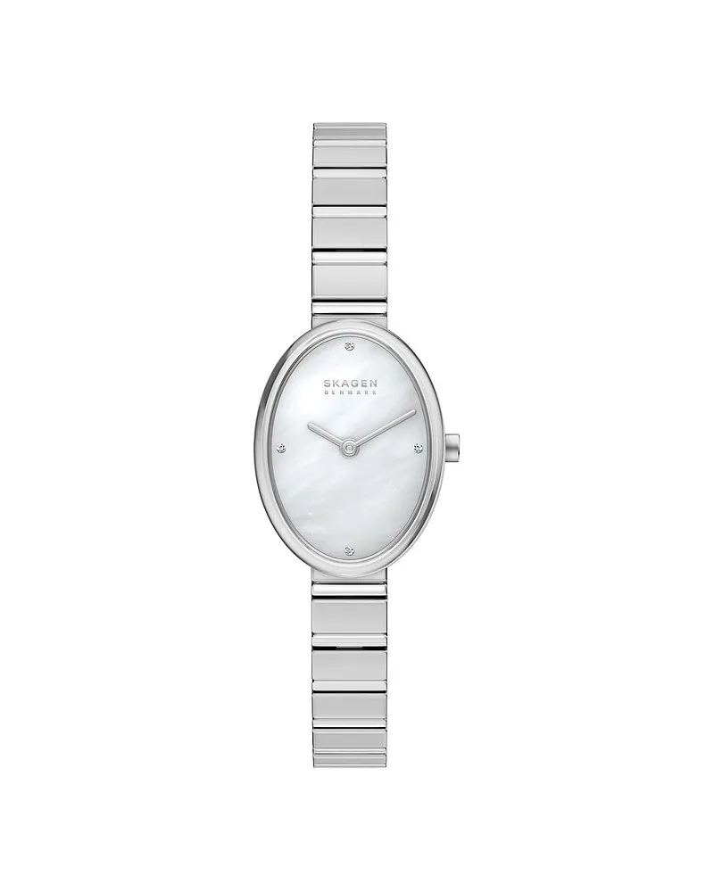 Skagen Damenuhr Anita Oval Silber