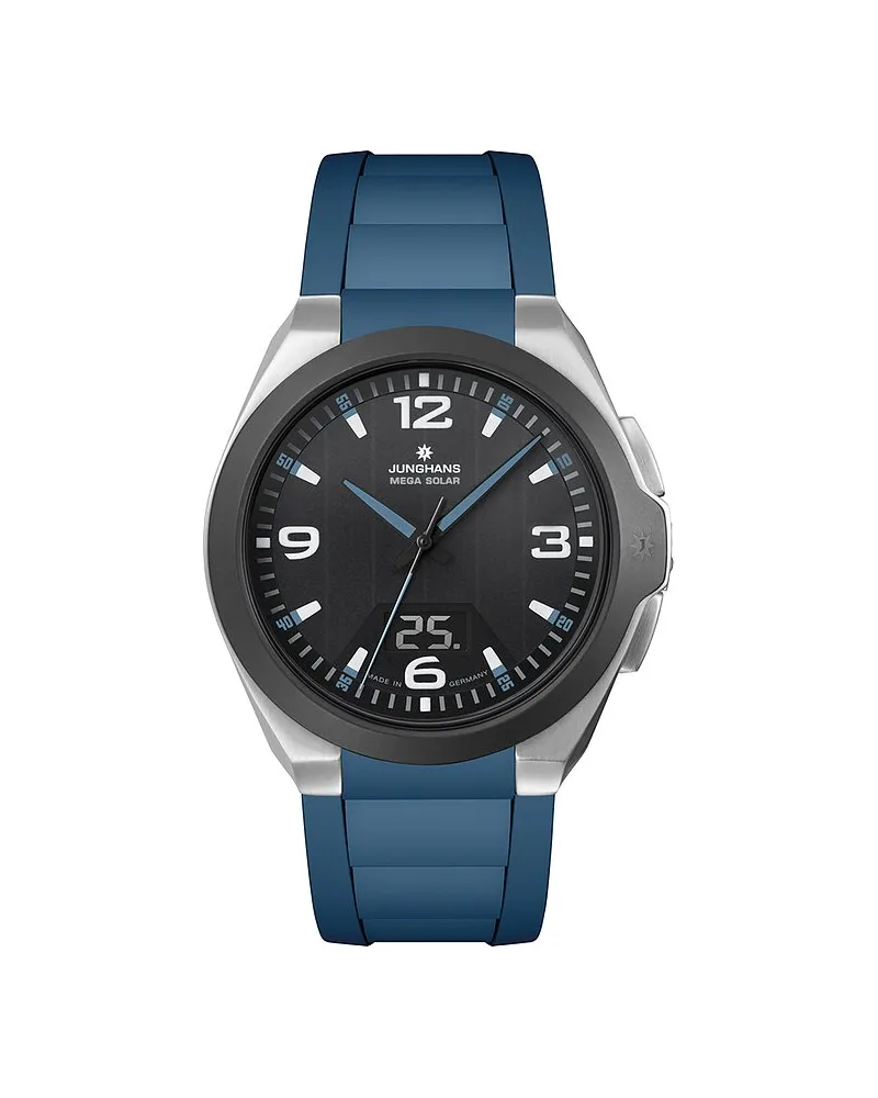 Junghans Herrenuhr Spektrum Mega Solar Silber