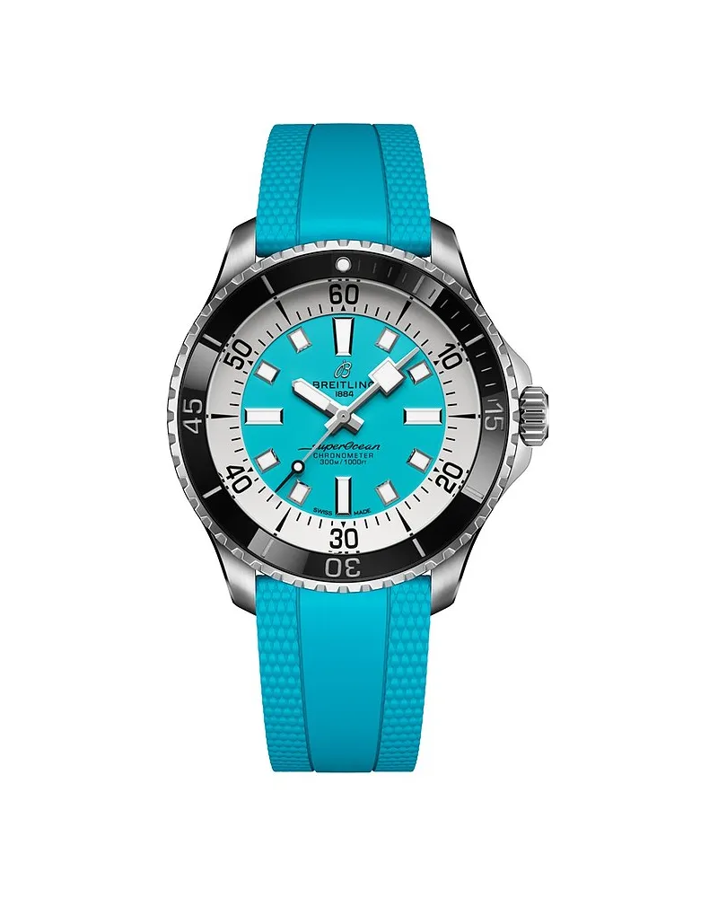 Breitling Herrenuhr Superocean Automatic 44 Silber
