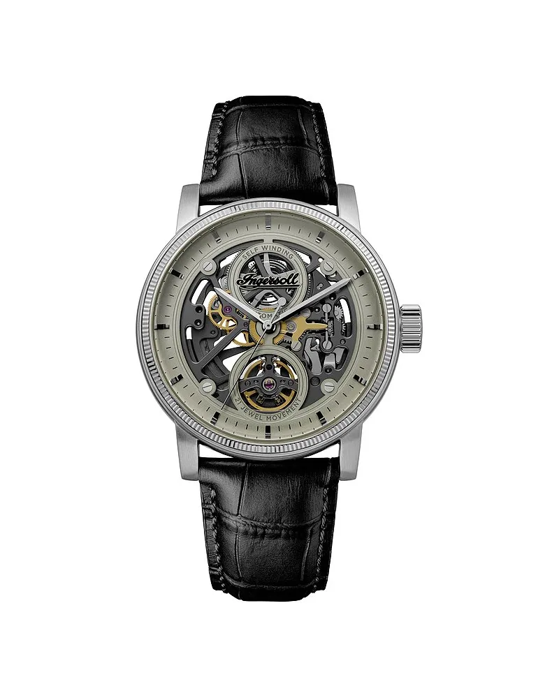 Ingersoll Herrenuhr The Guy, 44mm (L Silber