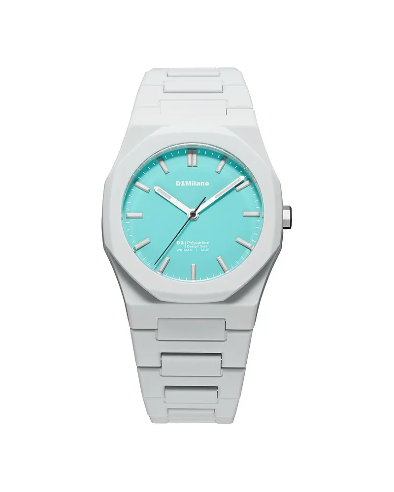 D1 Milano Unisexuhr 40.5mm, Binary Pulse Grau