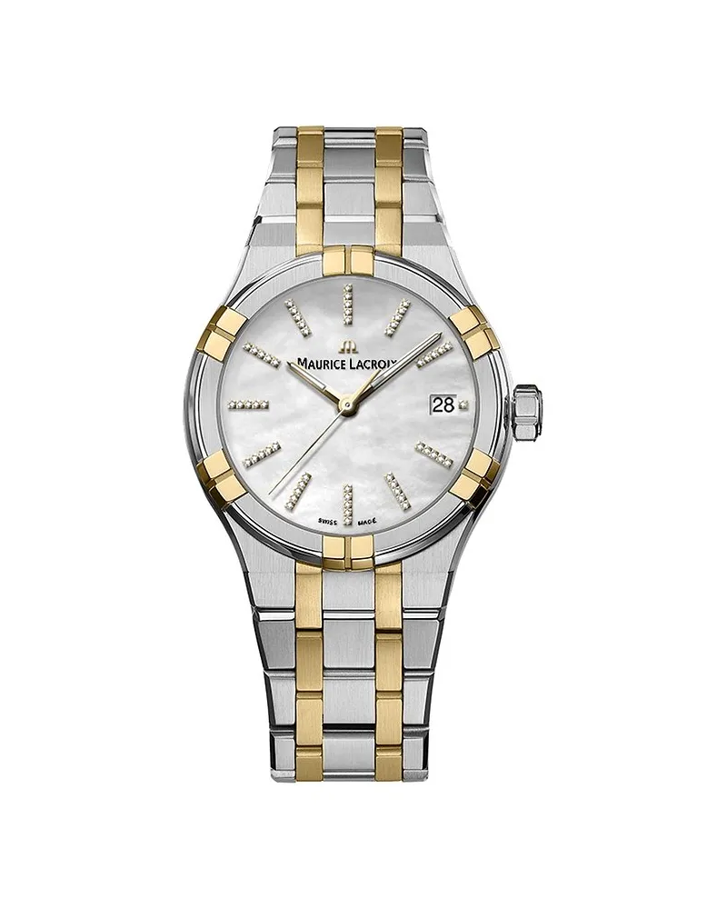 Maurice Lacroix Damenuhr Aikon Quartz Silber