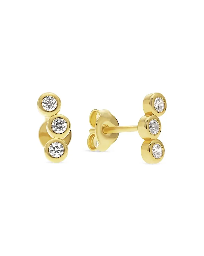 FAVS. Ohrstecker Gelbgold