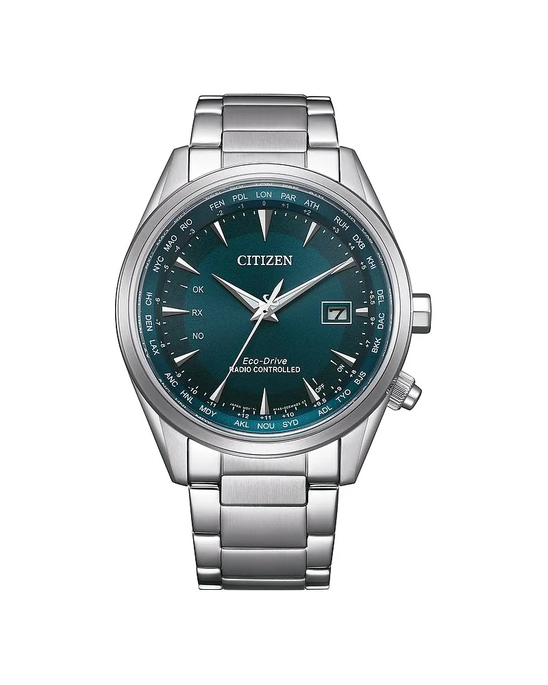Citizen Herrenuhr Funkuhr Silber