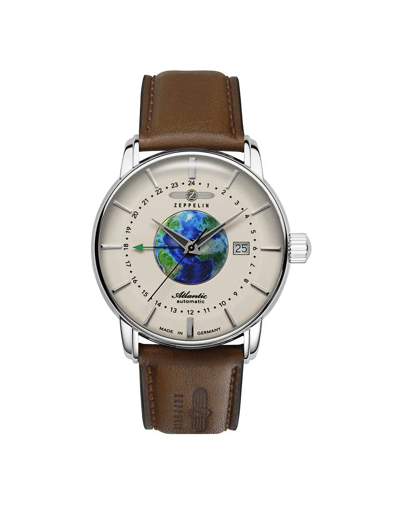 Junkers Herrenuhr Atlantic GMT Silber