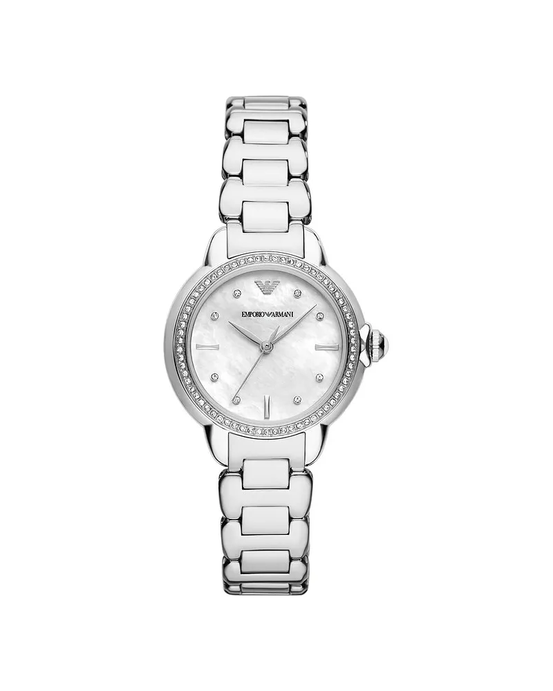 Emporio Armani Damenuhr Silber
