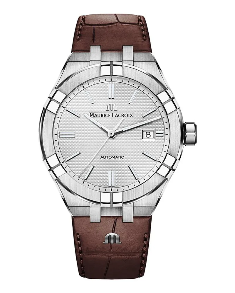 Maurice Lacroix Herrenuhr Aikon Date Silber
