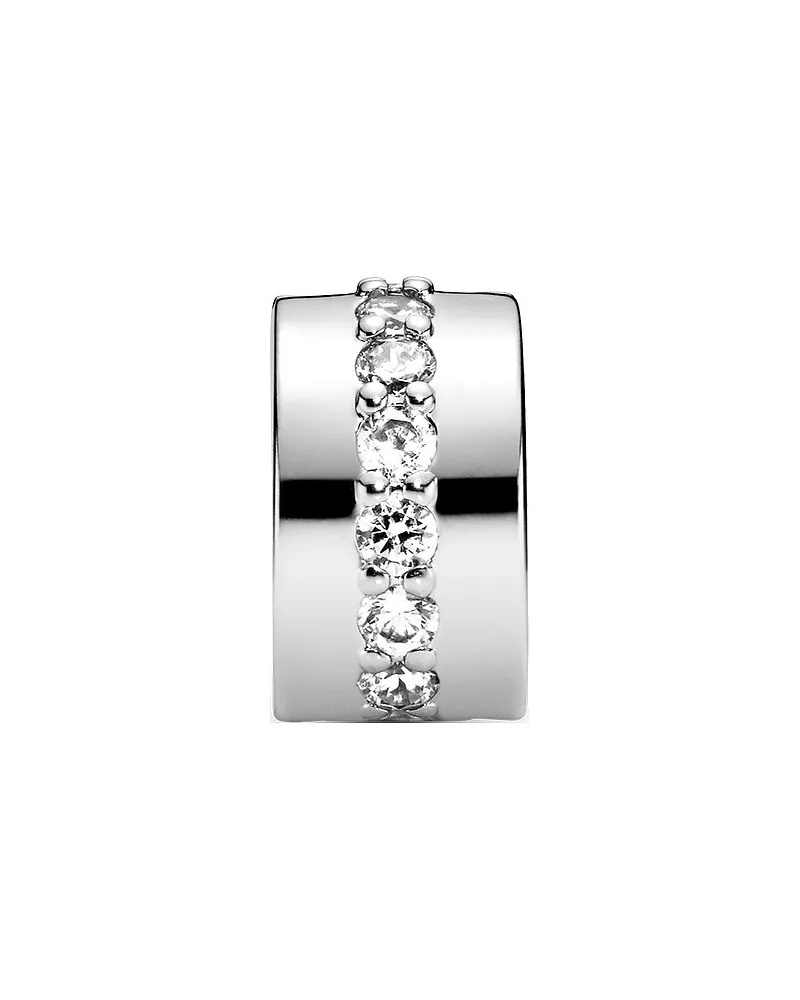 Pandora Charm Timeless Klare Funkelnde Linie Clip Silber
