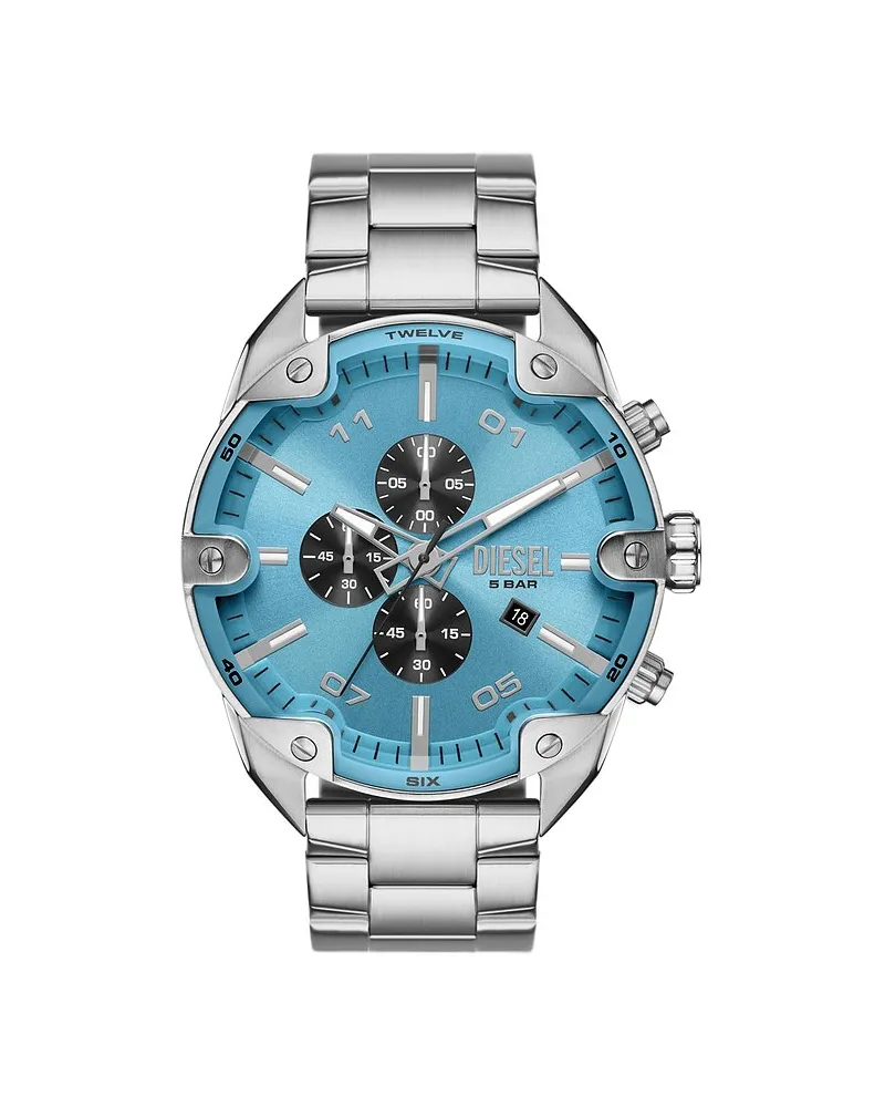 Diesel Chronograph SPIKED Silber
