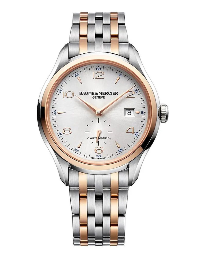 Baume & Mercier Herrenuhr Clifton Silber