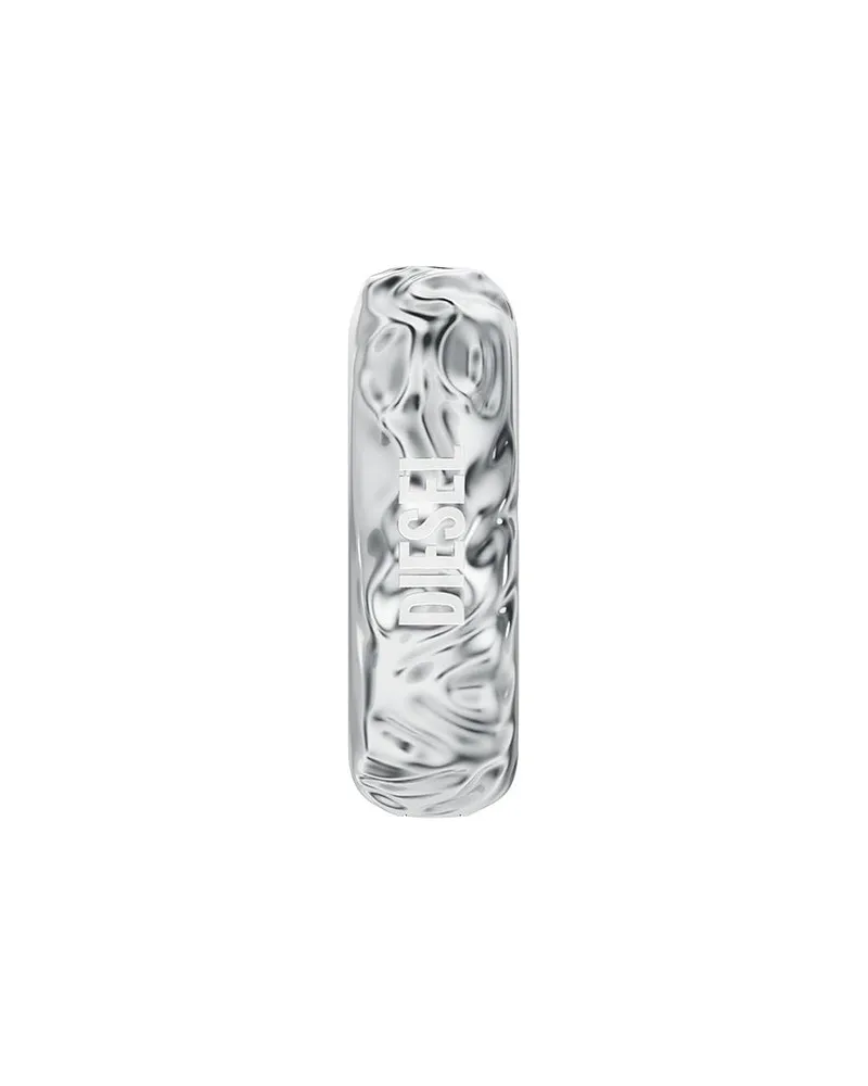 Diesel Einzelner Ohrschmuck Diesel Font Silber