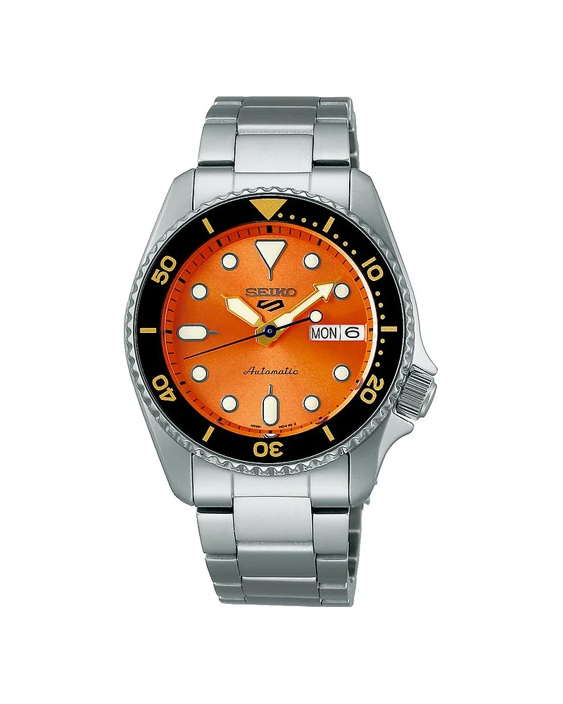 Seiko Herrenuhr Seiko 5 Sports Silber