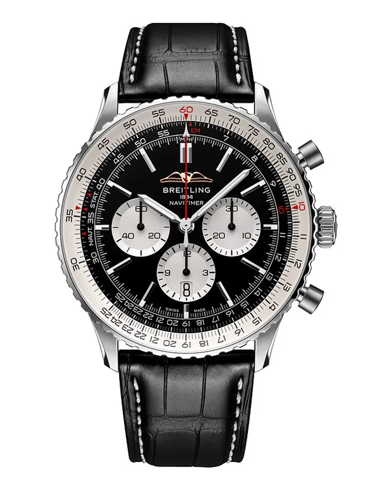 Breitling Chronograph Navitimer Chrono B01 Silber
