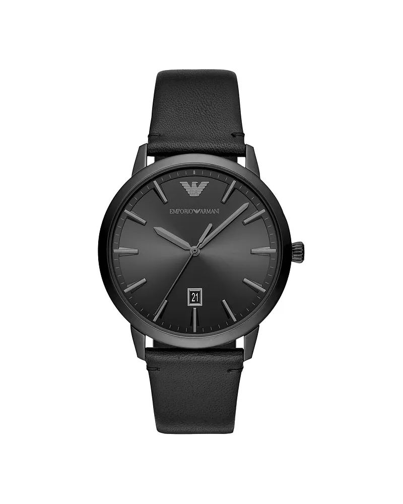 Emporio Armani Herrenuhr Schwarz