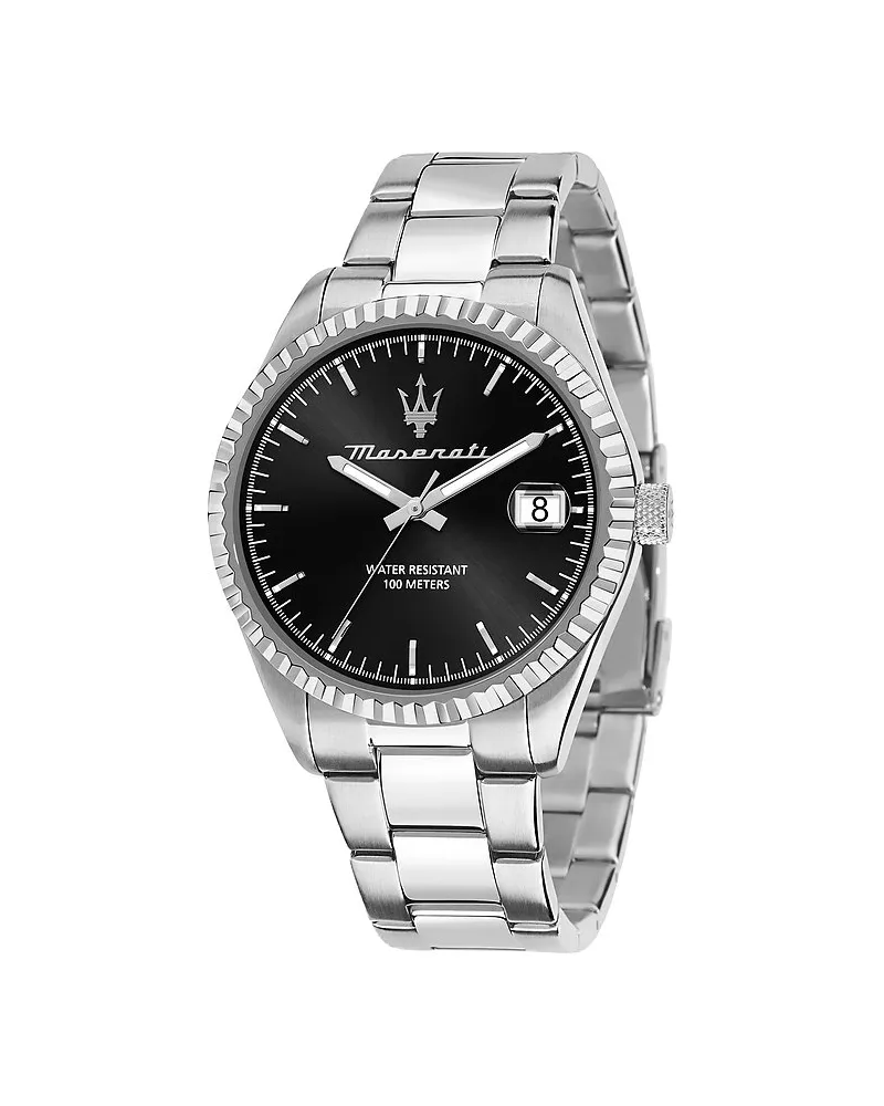 Maserati Herrenuhr Competizione Silber