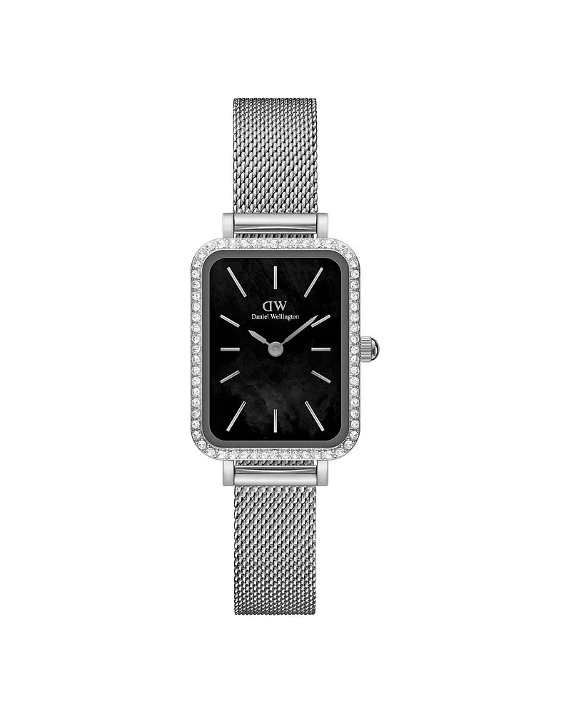 Daniel Wellington Damenuhr Quadro Silber