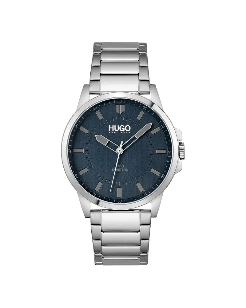 HUGO BOSS Herrenuhr Silber