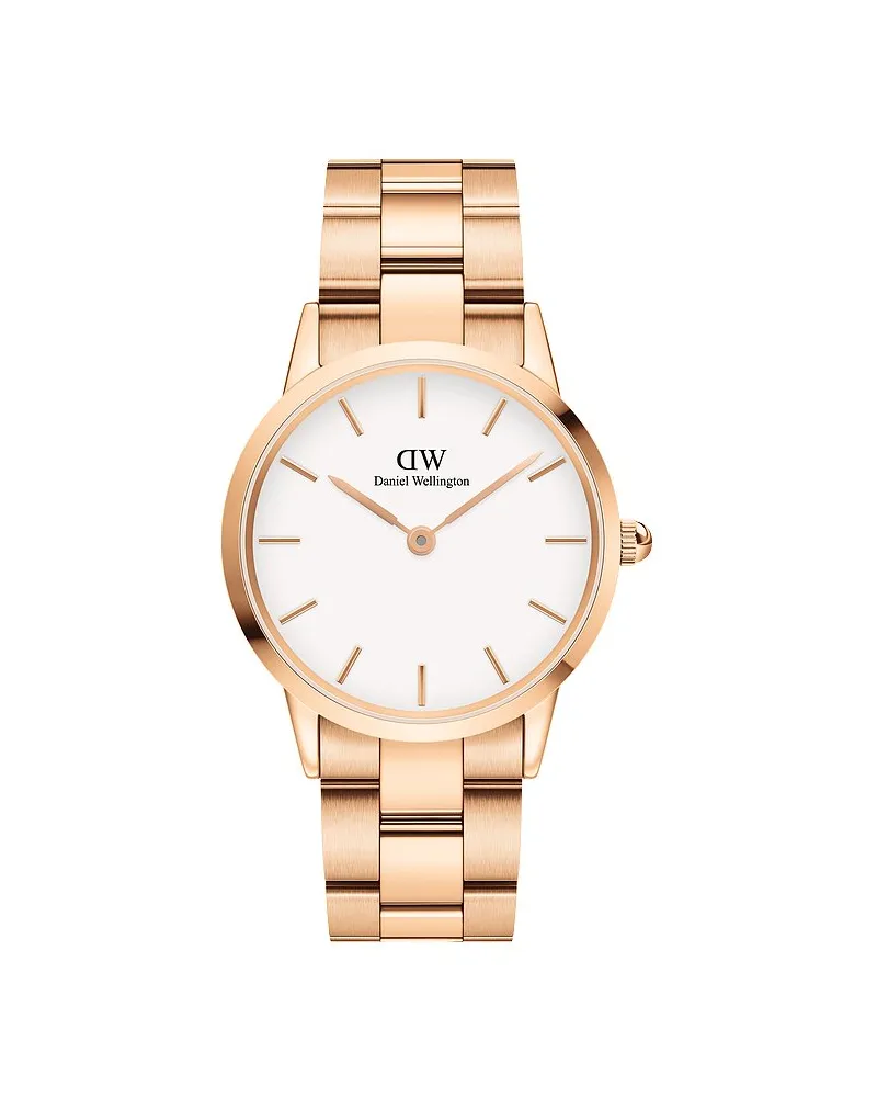 Daniel Wellington Unisexuhr Iconic Link Roségold