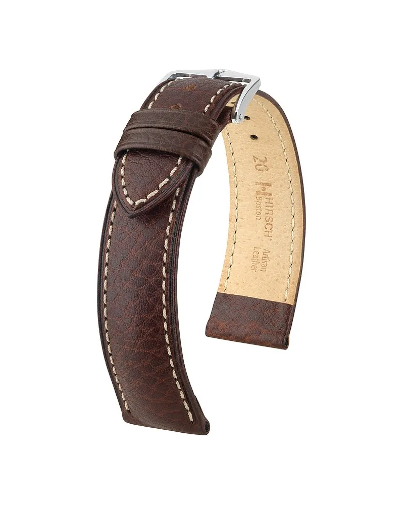 Hirsch Lederband Boston Braun