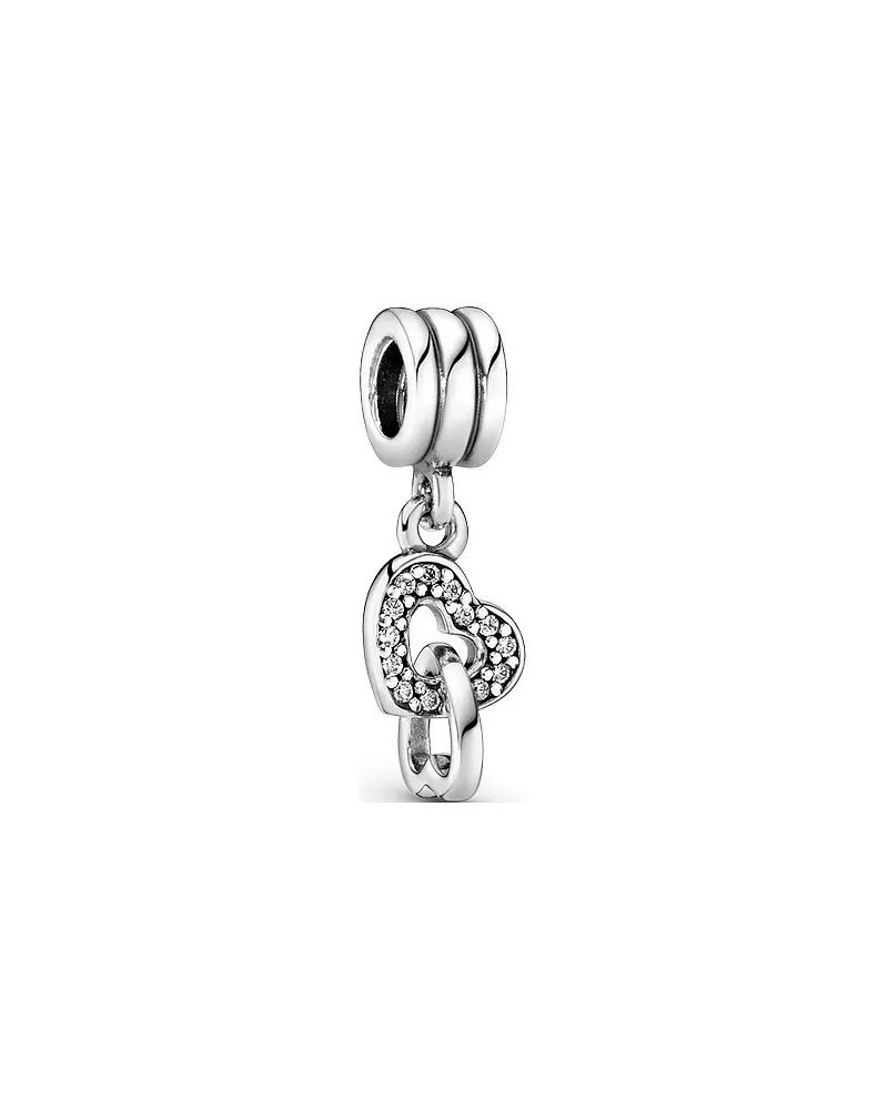 Pandora Charm Moments Verschlungene Herzen Silber
