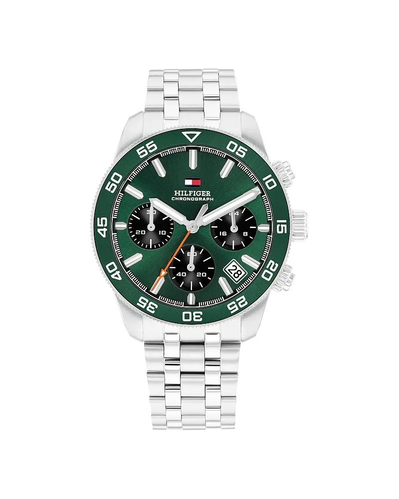 Tommy Hilfiger Chronograph Th85 Chronograph Silber