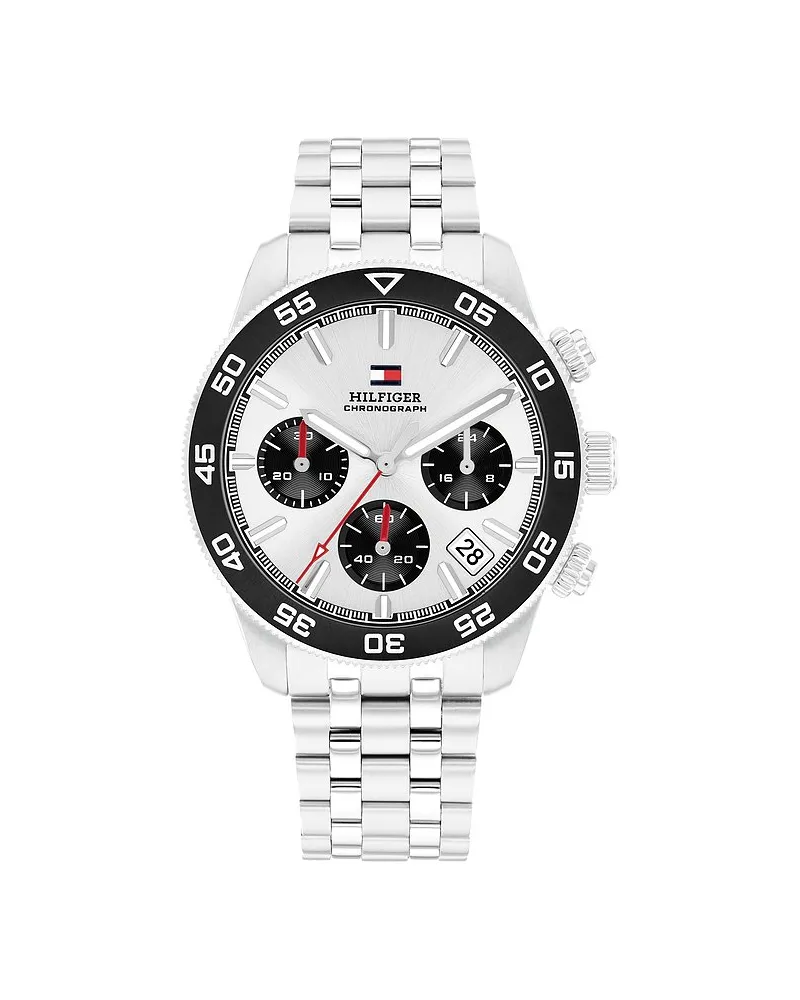 Tommy Hilfiger Chronograph Th85 Chronograph Silber
