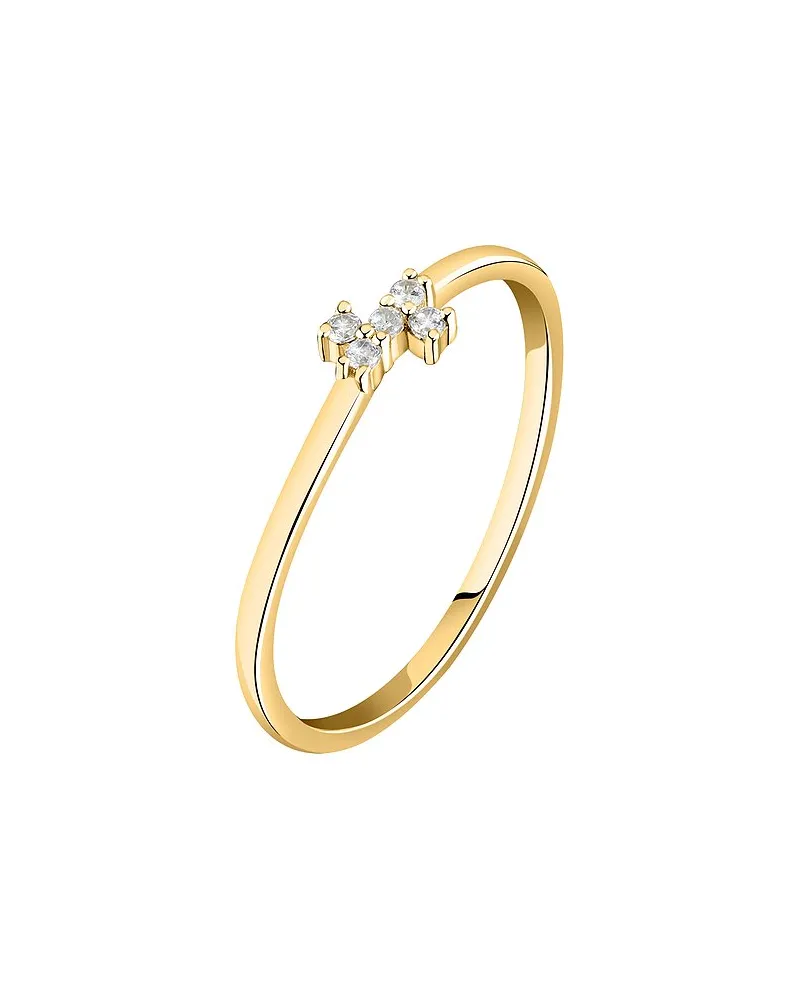 Live Diamond Damenring Gelbgold