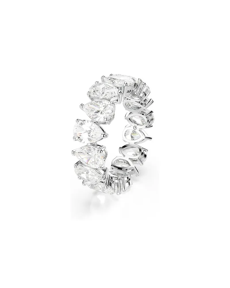 Swarovski Damenring Matrix Weiß