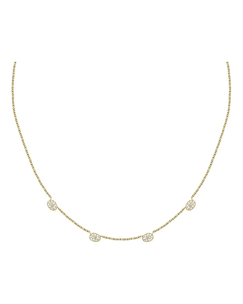 Morellato Kette Pave Gelbgold