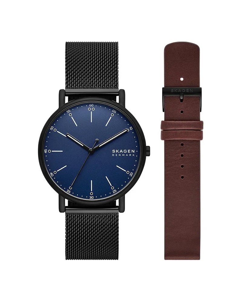 Skagen Herrenuhr SIGNATUR Schwarz