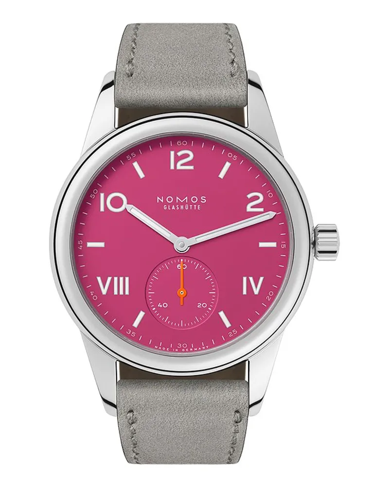 NOMOS Glashütte Damenuhr Pipeline Silber