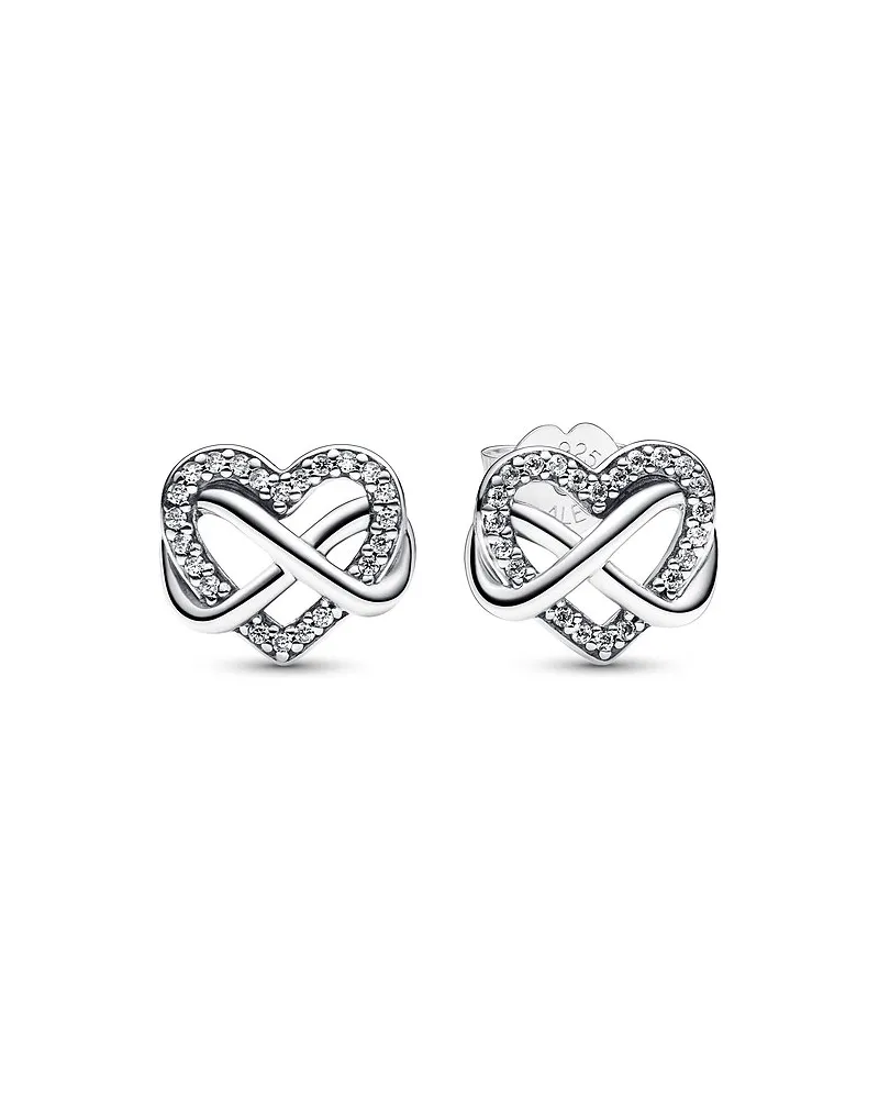 Pandora Ohrstecker Moments Silber