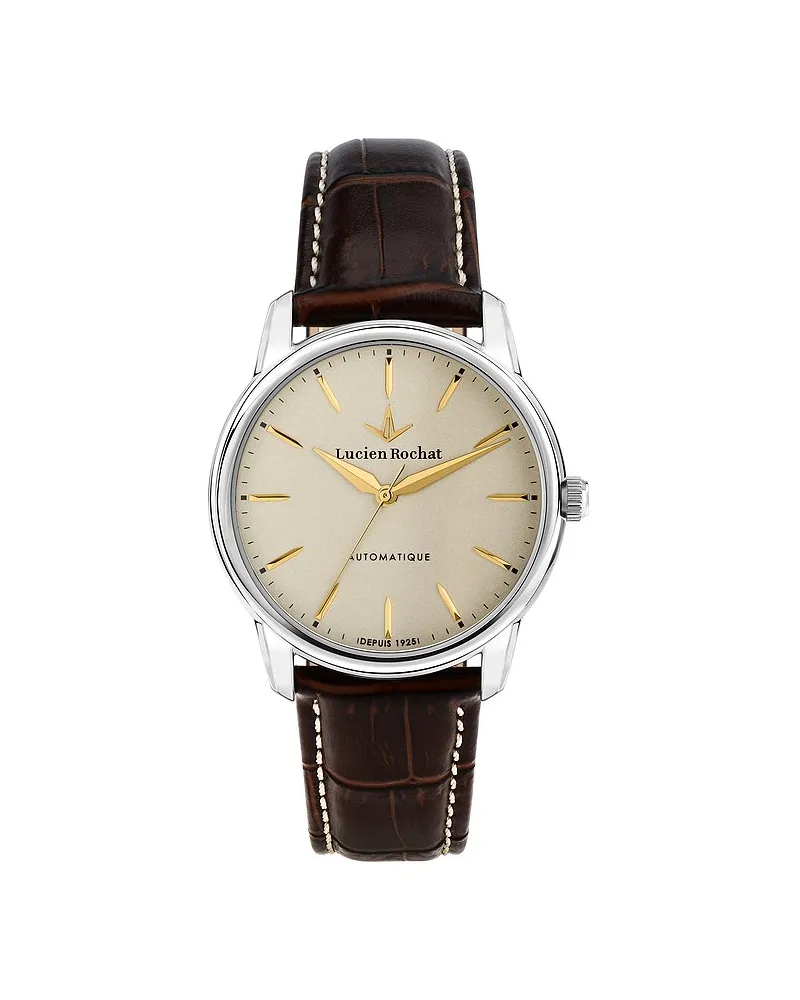 Lucien Rochat Herrenuhr Iconic Slim Braun