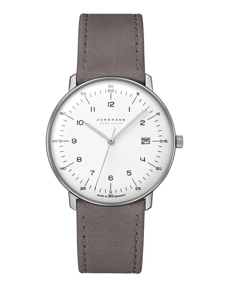 Junghans Herrenuhr max bill Mega Solar Silber