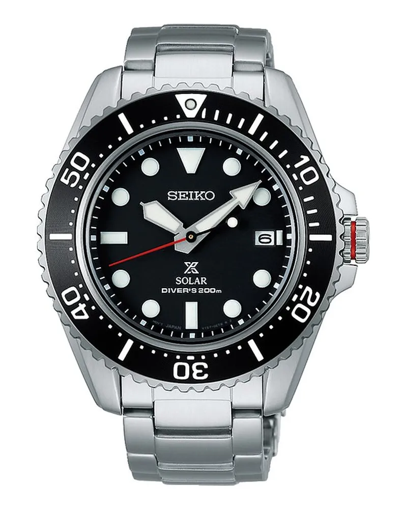 Seiko Taucheruhr SEA Silber