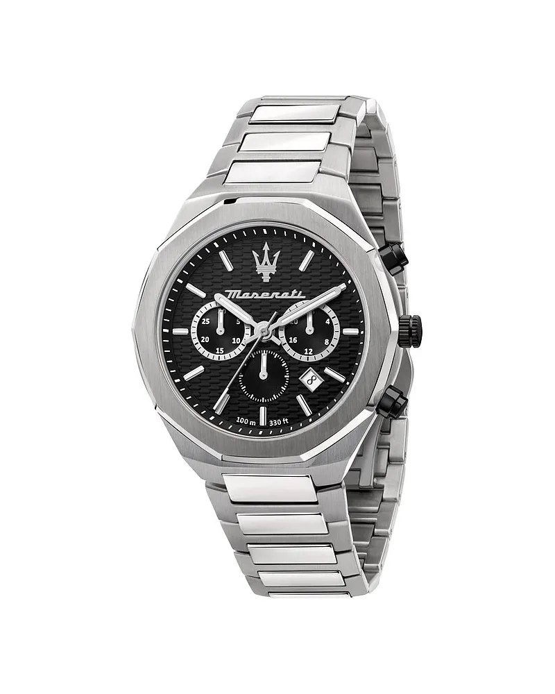 Maserati Chronograph Stile Silber