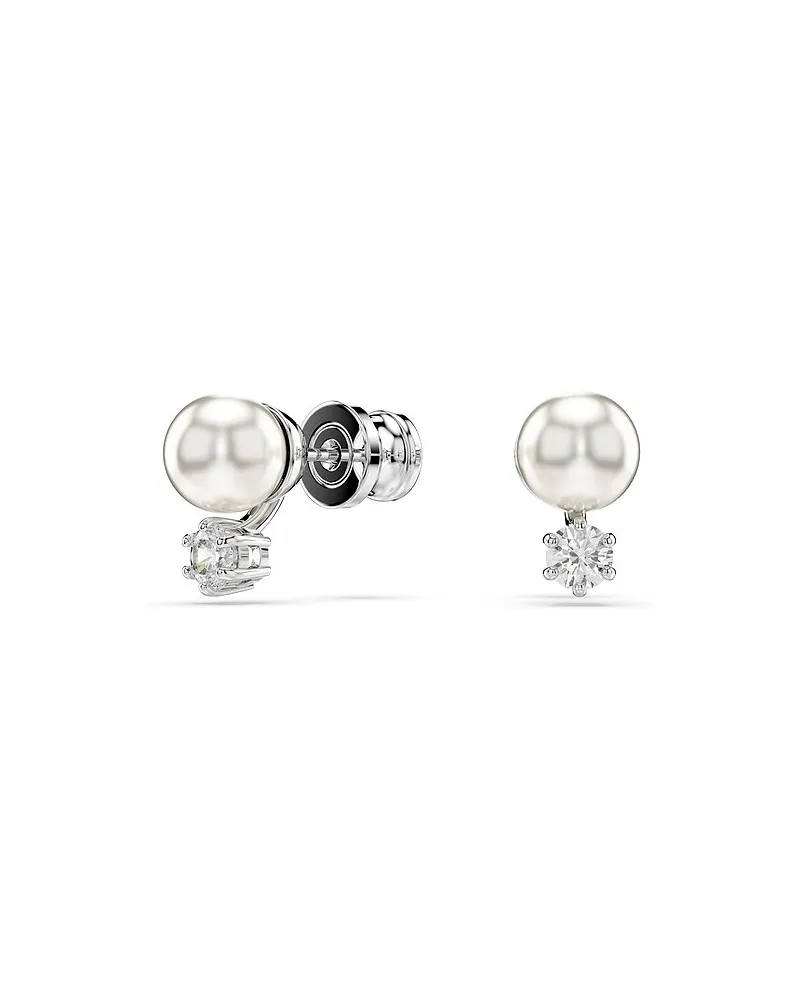 Swarovski Ohrstecker Matrix Weiß