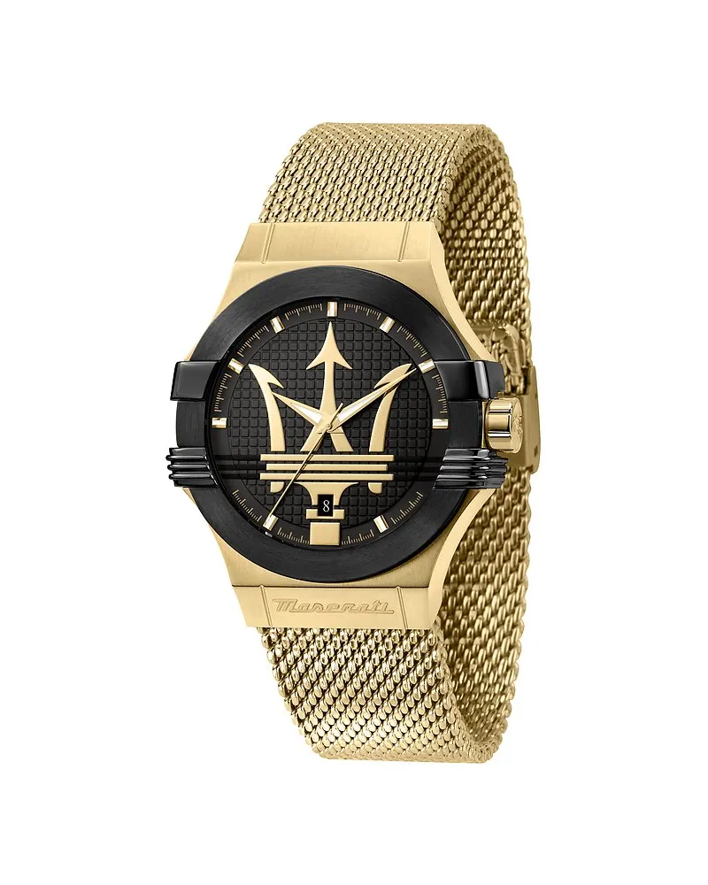 Maserati Herrenuhr Potenza Gold