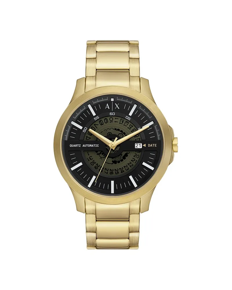 Armani Exchange Herrenuhr Gold