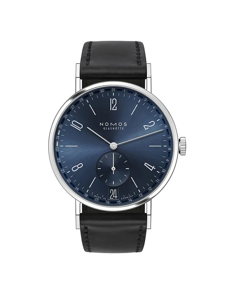NOMOS Glashütte Unisexuhr Tangente 2date Schwarz