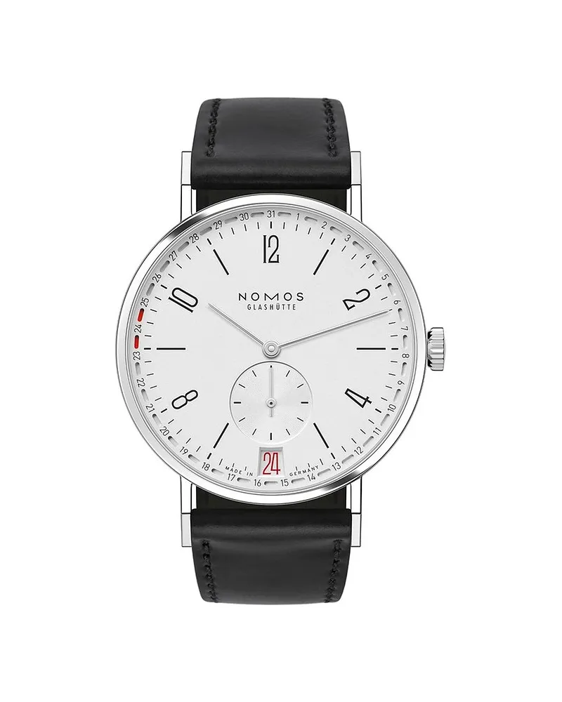 NOMOS Glashütte Unisexuhr Tangente 2date Schwarz