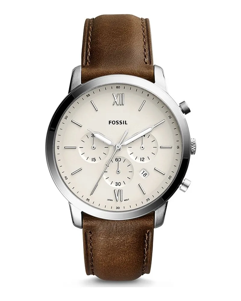 Fossil Chronograph Neutra Silber