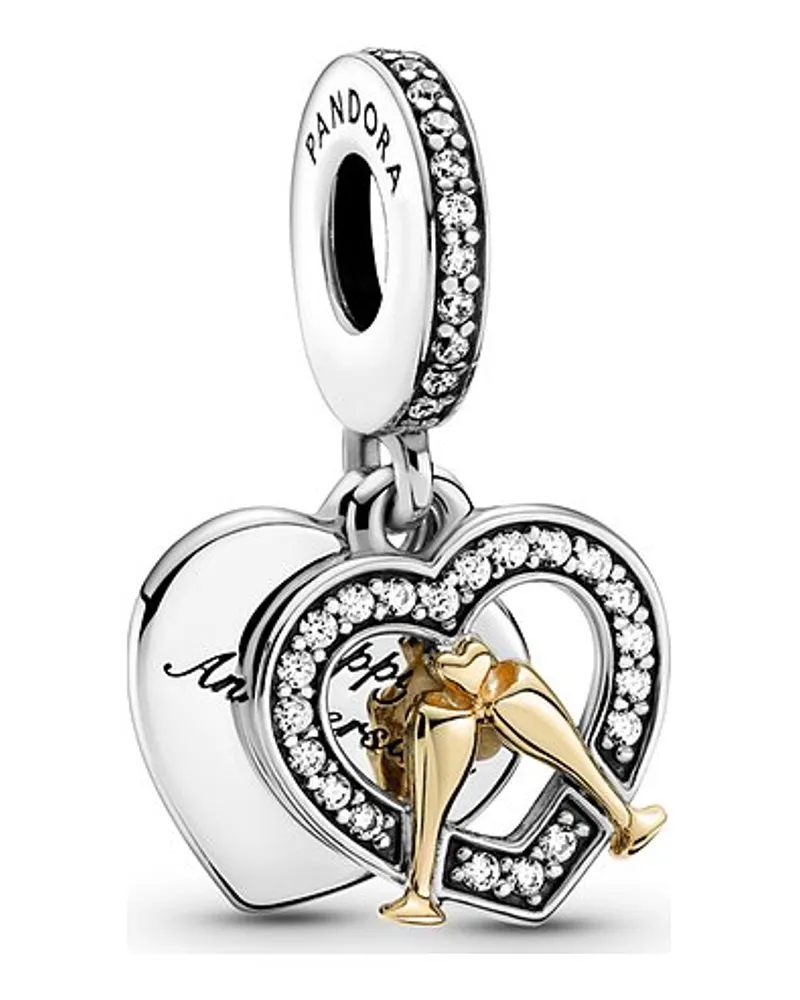 Pandora Charm Moments Zweifarbiger Jahrestag Bicolor