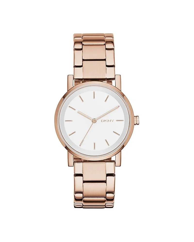 DKNY Damenuhr Roségold